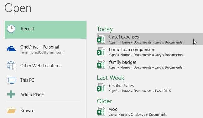Excel 2016 – Lekcia 3: Ako vytvárať nové a otvárať existujúce tabuľky