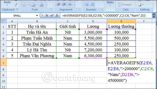 AVERAGEIFS függvény az Excelben: Hogyan számíthatunk átlagot számos feltétel alapján