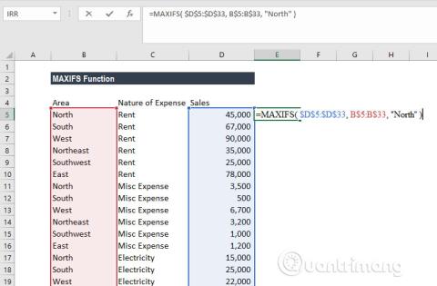 Ako používať funkciu MAXIFS v Exceli 2016