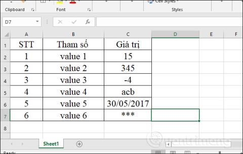 COUNTA funkció az Excelben, a konkrét felhasználási módot és példákat tartalmazó adatokat tartalmazó cellák megszámlálására szolgáló funkció