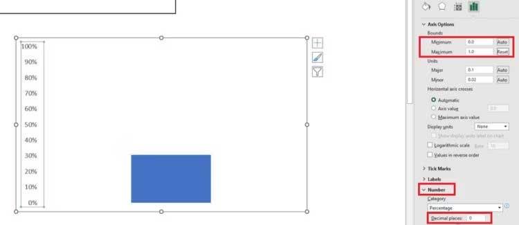 Ako vytvoriť šablónu teplomera v programe Excel