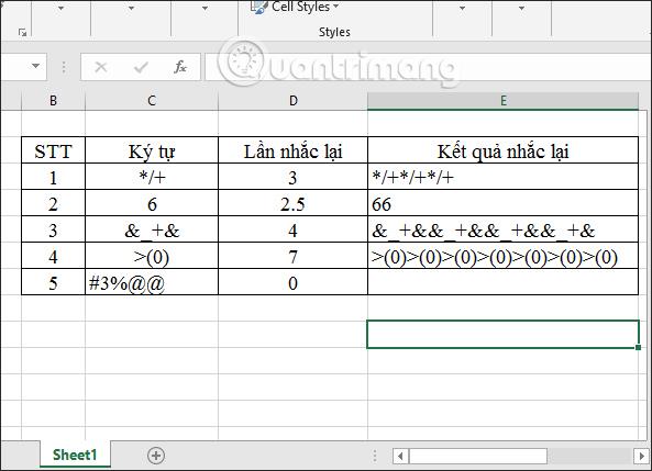 Ako používať funkciu REPT v Exceli