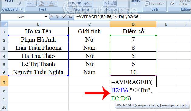 Ako používať funkciu AVERAGEIF v Exceli