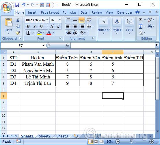 Ako používať funkciu AVERAGE v Exceli