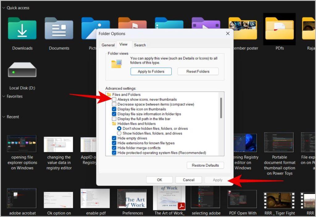 6 módszer a Windows rendszeren nem megjelenő PDF miniatűrök javítására