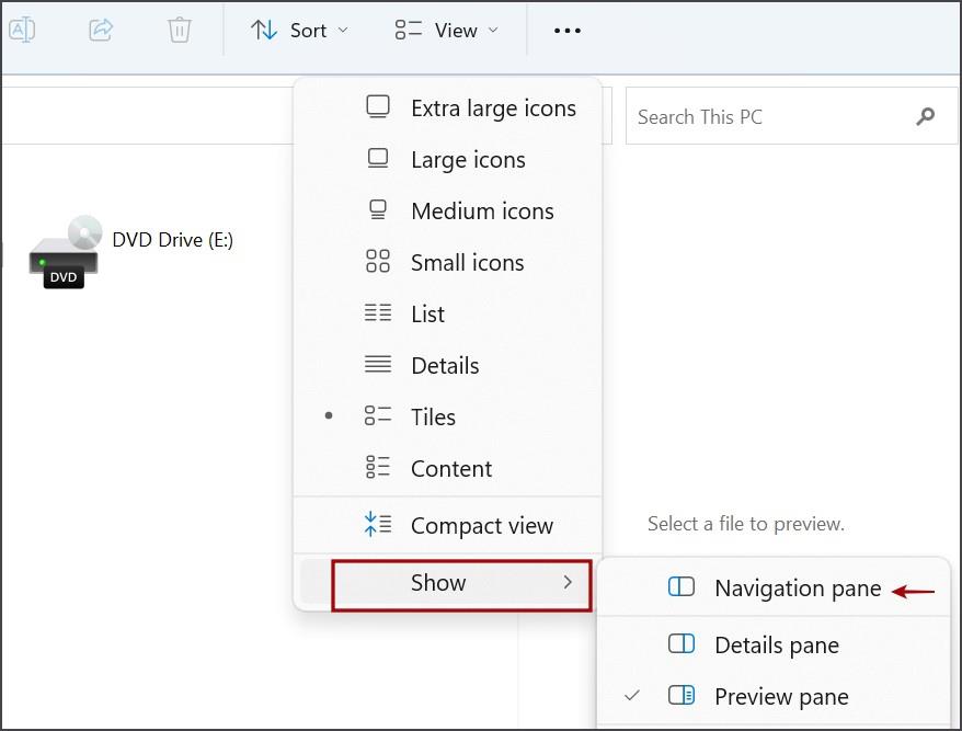 11 javítás a File Explorer bal oldali ablaktáblájához a Windows rendszerben