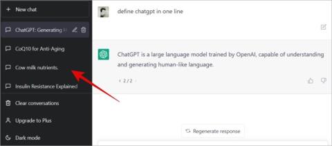 ChatGPT-beszélgetések mentése és exportálása