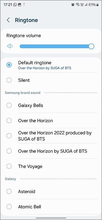 Egyéni csengőhang beállítása bizonyos névjegyekhez a Samsung Galaxy telefonokon