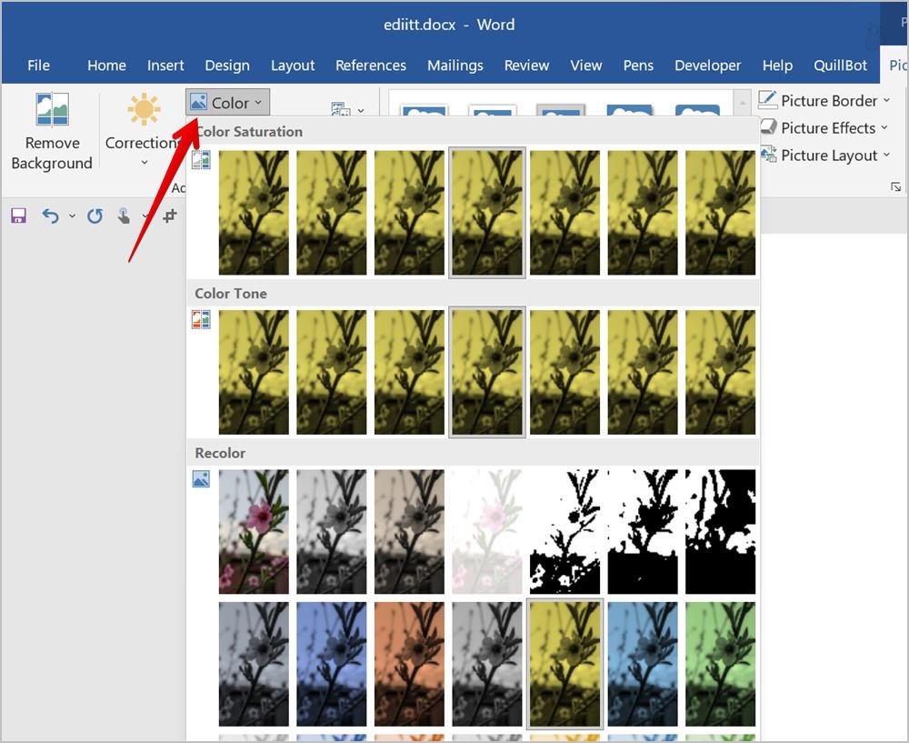 15 tipov na úpravu obrázka alebo snímky obrazovky v dokumente programu Word
