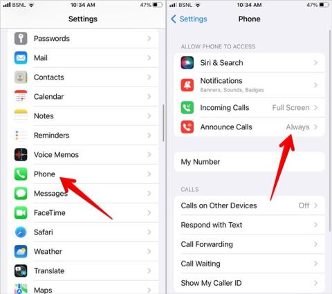 Hogyan lehet kikapcsolni a hívásbejelentéseket Androidon és iPhone-on
