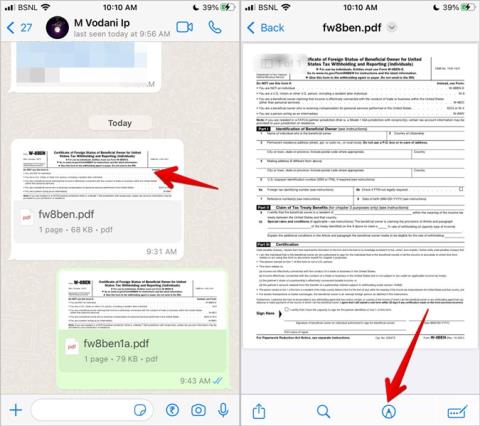 Ako podpisovať dokumenty na WhatsApp na Android a iPhone