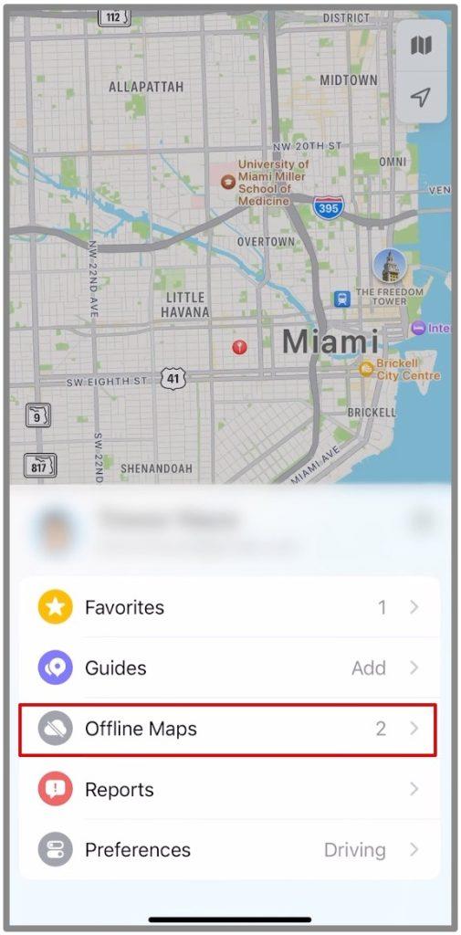 Az Apple Maps offline letöltése és használata iPhone-on