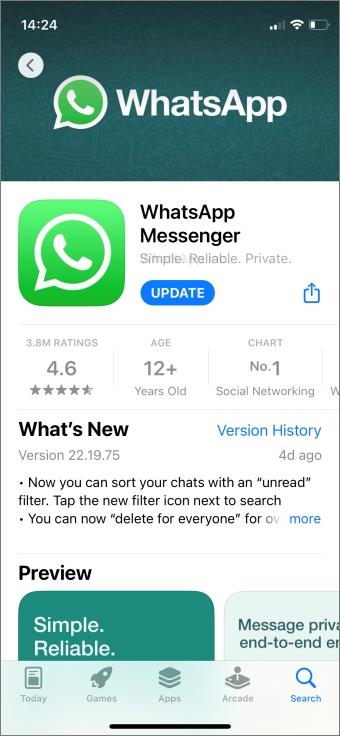 4 legjobb javítás a „WhatsApp ezen verziója lejárt” problémára