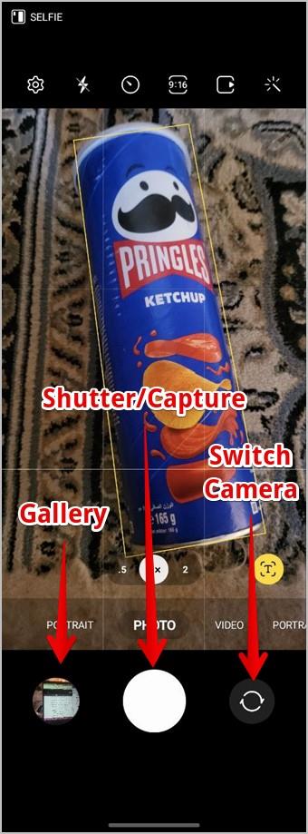 Mit jelentenek a különböző ikonok a Samsung fényképezőgép alkalmazásban?