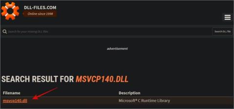 7 opráv pre MSVCP140.dll alebo VCRUNTIME140.dll chýba v systéme Windows 11/10